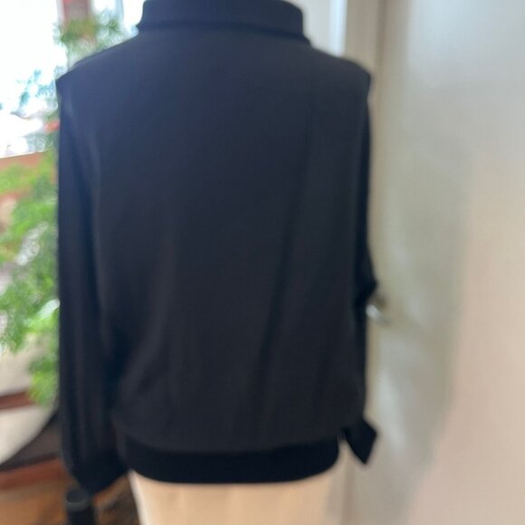 Vintage LISA & SCOTT Black Silk Blouse Size Medium - Picture 5 of 6